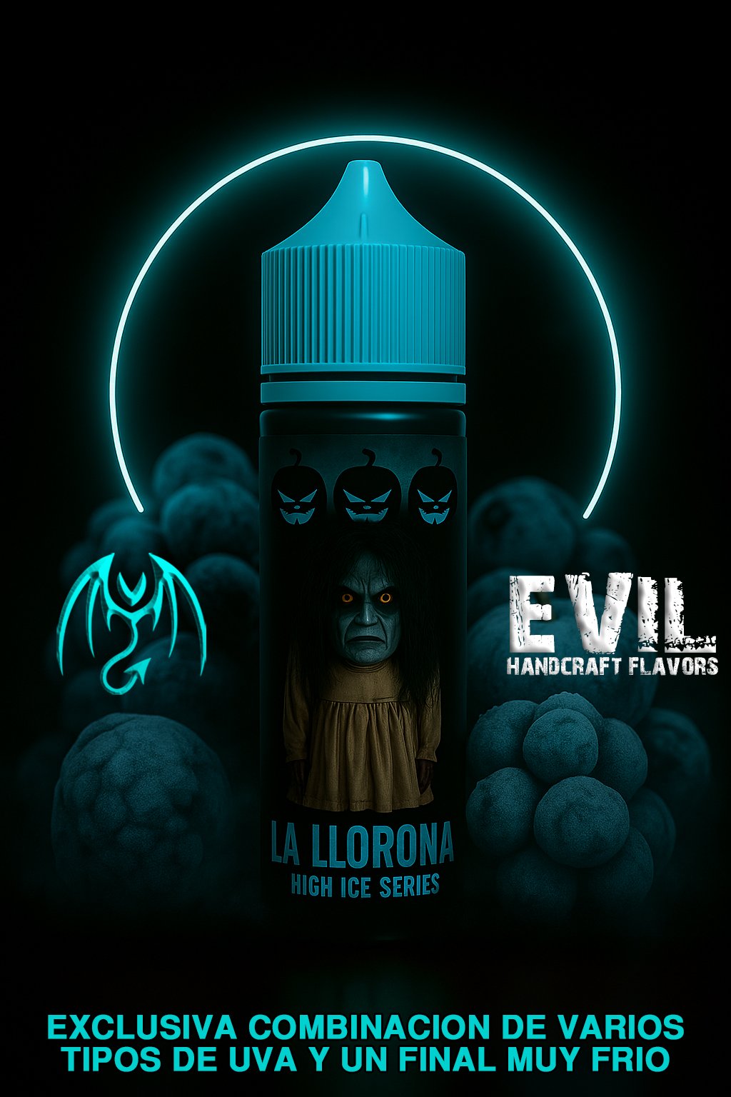 La Llorona High Ice Evil Liquido - 60ml- 3MG -High Ice Series- La Llorona - Imagen 1