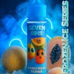 Seven Sins - 60ml- 3MG Fozen Ice Series - Mango Melon Papaya Ice Frozen