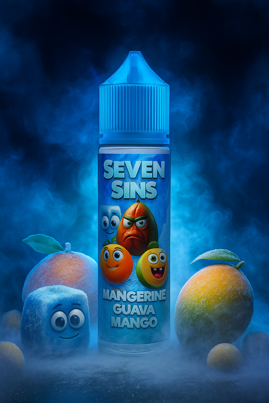 Manguerine Guava Mango Seven Sins - 60ml- 3MG Fozen Ice Series - Manguerine Guava Mango - Imagen 1