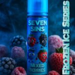 Seven Sins - 60ml- 3MG  Fozen Ice Series - Mixed Berries Ice Frozen