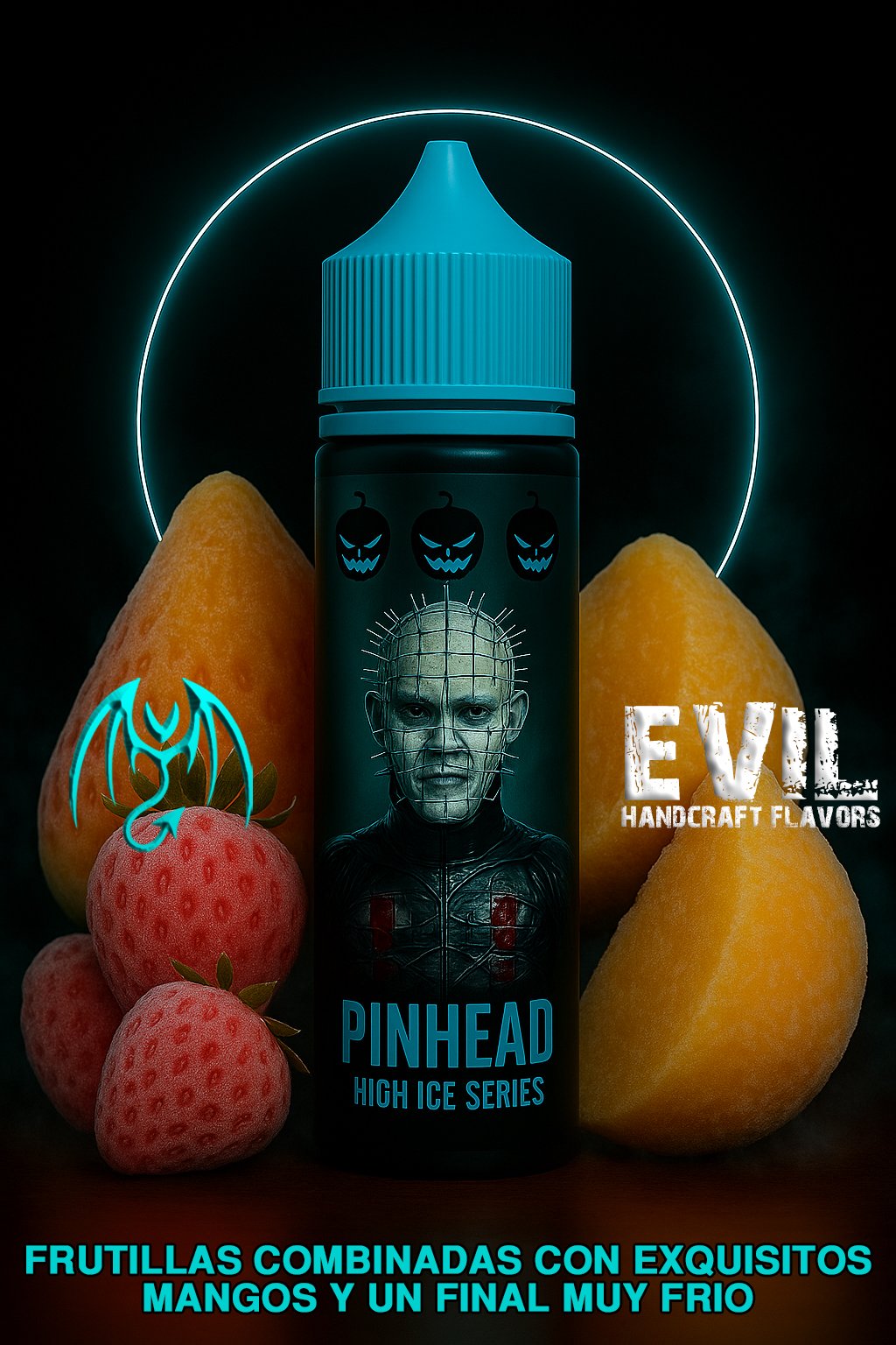 Pinhead High Ice Evil Salt Nic - 30ml- 25MG -High Ice Series- Pinhead - Imagen 1