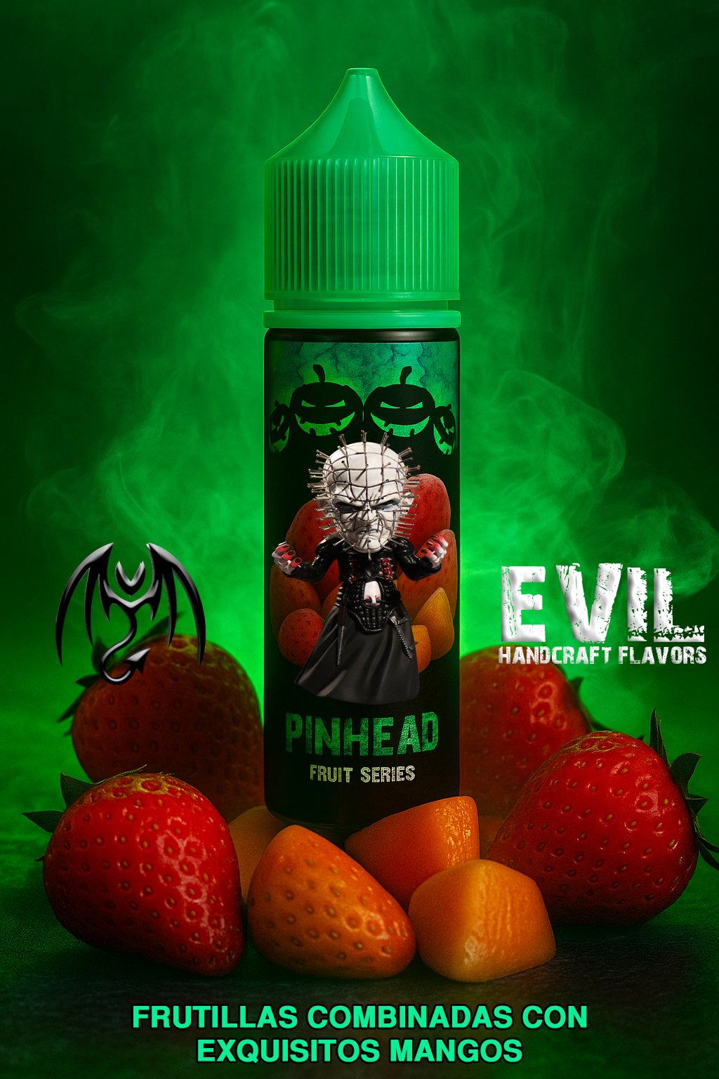 Pinhead Evil Salt Nic - 30ml- 25MG -Fruit Series- Pinhead - Imagen 1