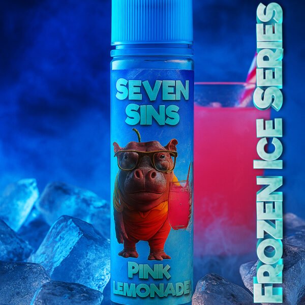 Seven Sins - 60ml- 3MG Fozen Ice Series - Pink Lemonade Ice Frozen