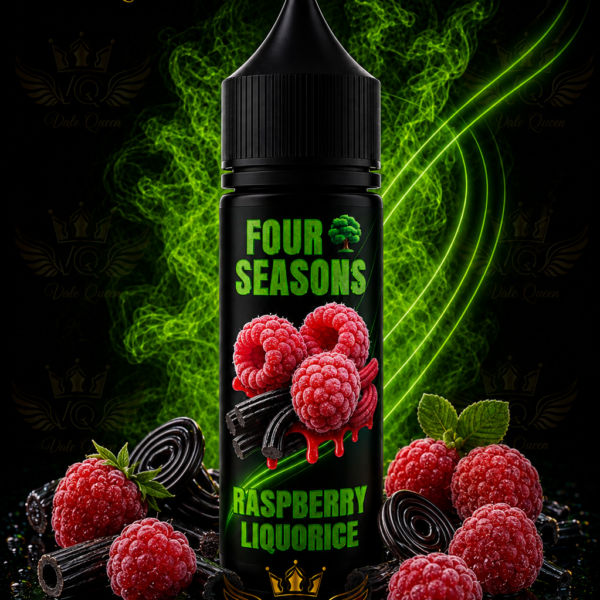 Four Seasons Salt Nic - 30ml- 25MG - Raspberry Liquorice