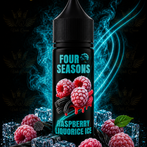 Four Seasons Salt Nic - 30ml- 25MG - Raspberry Liquorice Ice