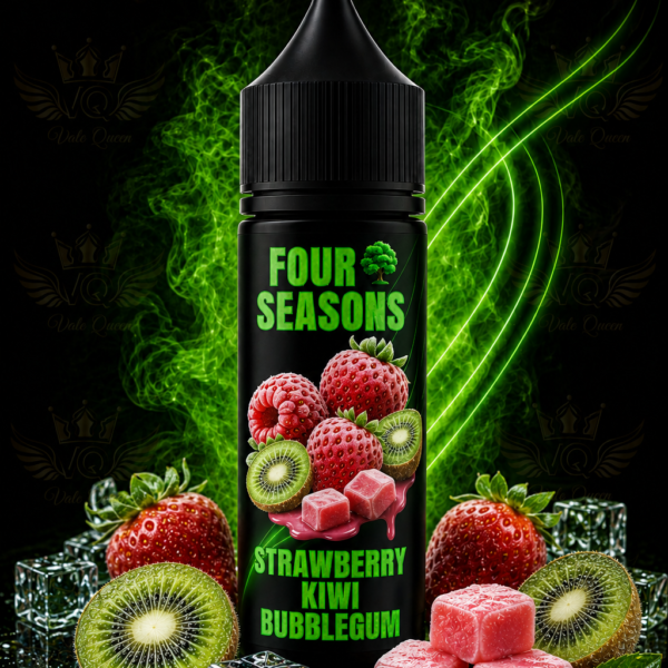 Four Seasons Salt Nic - 30ml- 25MG - Strawberry Bubblegum Kiwi