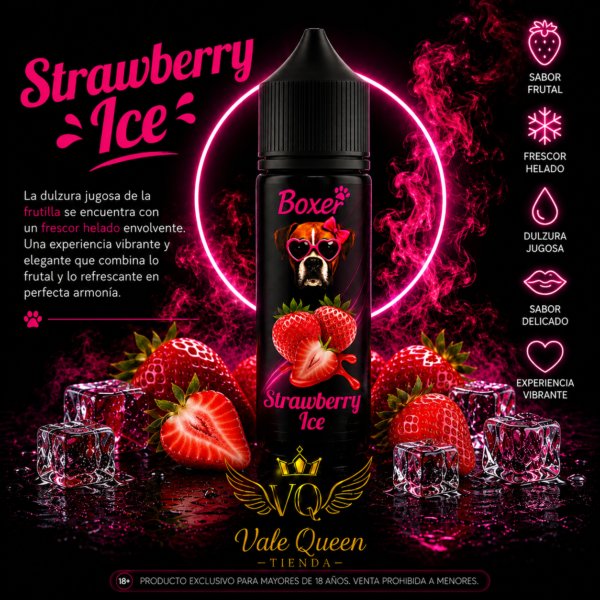 Boxer Salt Nic - 30ml- 25MG - Strawberry Ice
