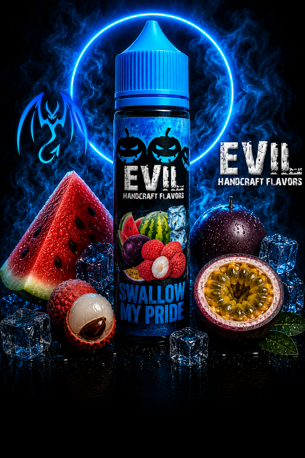 SWALLOW MY PRIDE - LOW ICE Evil Liquido - 60ml- 3MG - Low Ice - Swallow My Pride - Imagen 1