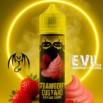 Evil Liquido - 60ml- 3MG -Custar Series - Strawberry Custard