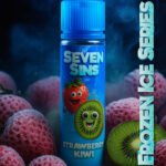 Seven Sins Salt Nic - 30ml- 25MG - Fozen Ice Series - Strawberry Kiwi Frozen Ice