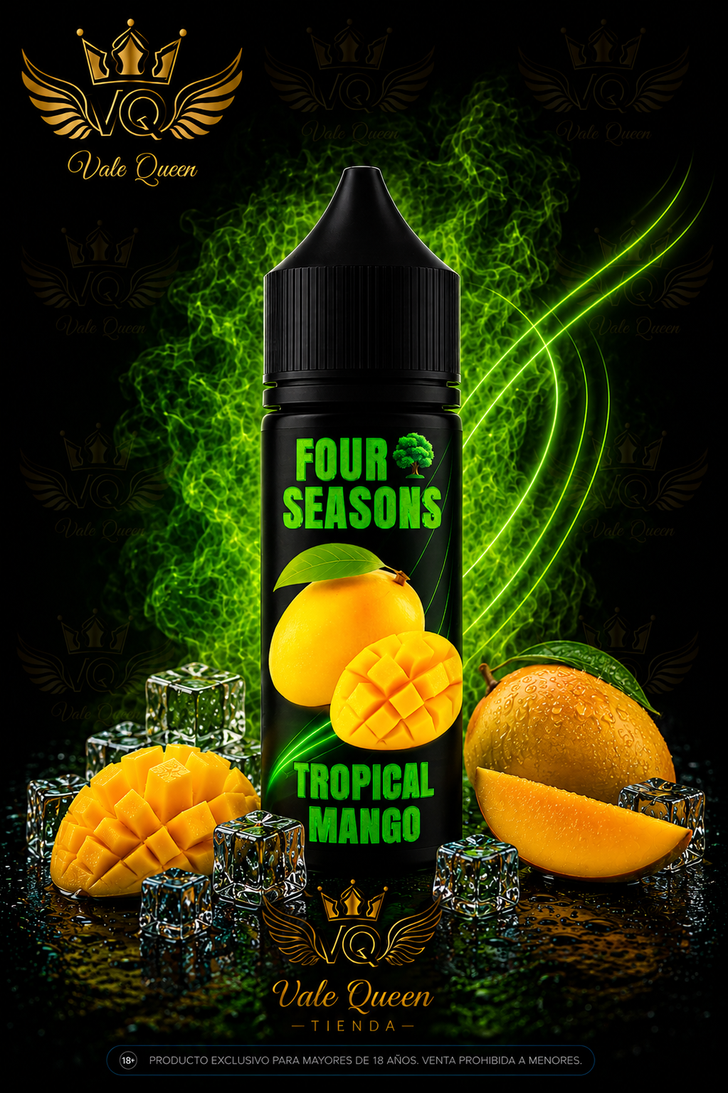 TROPICAL MANGO FRUTAL Four Seasons Salt Nic - 30ml- 25MG - Tropical Mango - Imagen 1