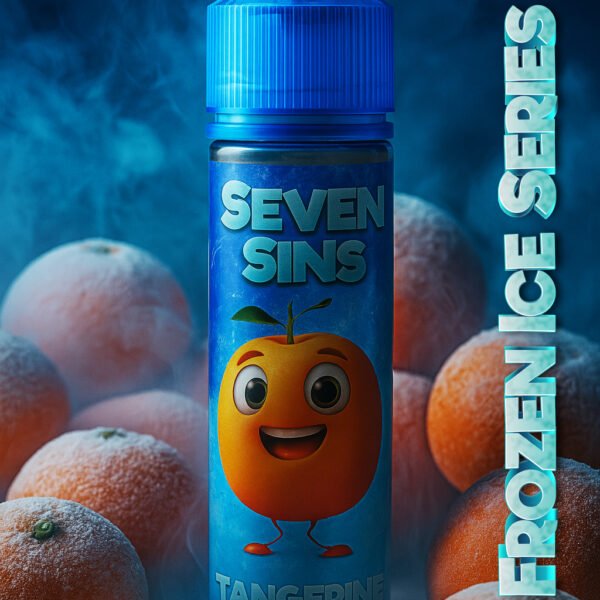 Seven Sins - 60ml- 3MG  Fozen Ice Series - Tangerine Ice Frozen