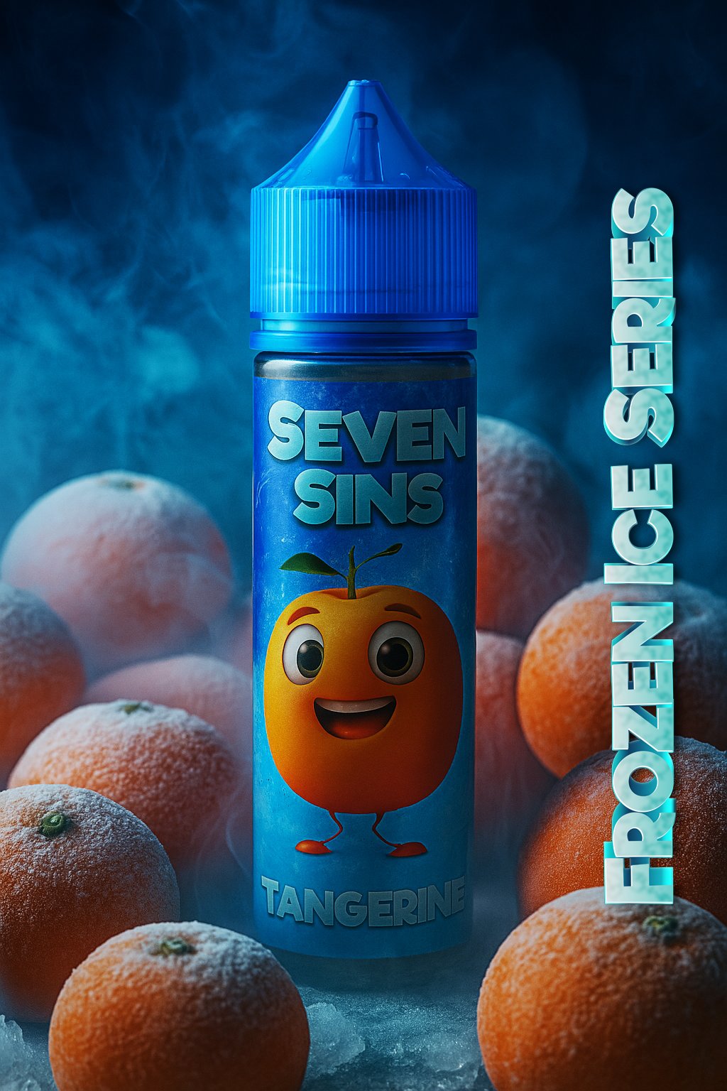 Tangerine Ice Frozen Seven Sins - 60ml- 3MG Fozen Ice Series - Tangerine Ice Frozen - Imagen 1