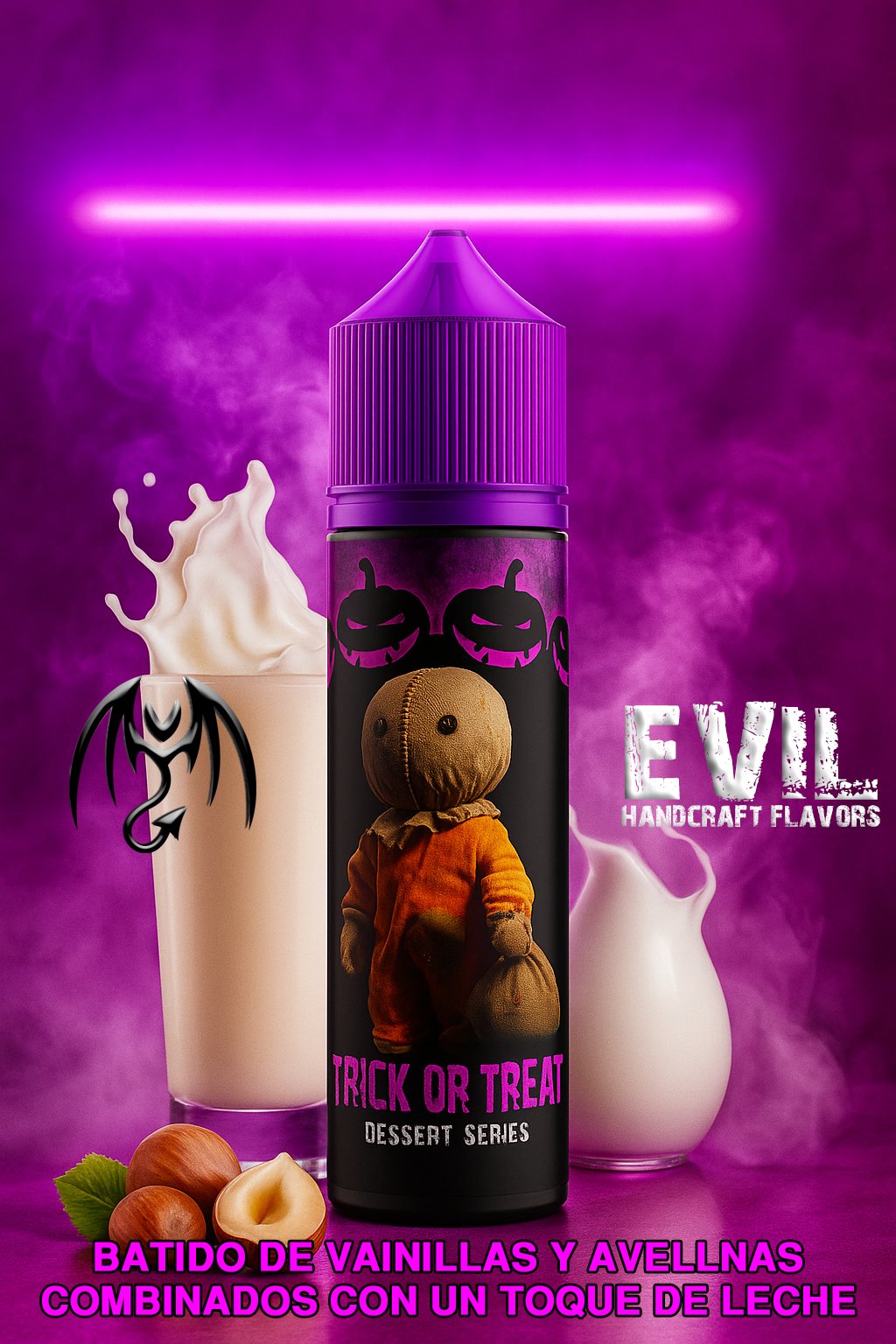 Trick Or Treat Evil Salt Nic - 30ml- 25MG - Dessert Series - Trick Or Treat - Imagen 1