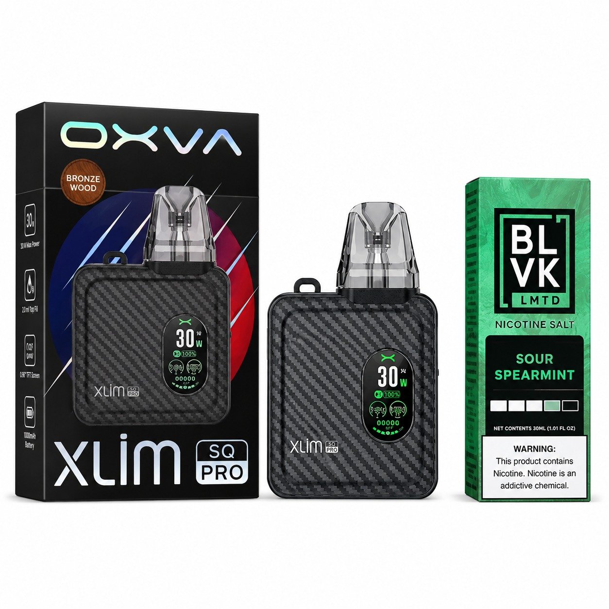 WhatsApp Image 2026-08-06 at 13.02.15 (2) Oxva Xlim SQ Pro + Salt nic BLVK - Imagen 1
