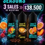 Four Seasons Salt Nic OFERTA PACK X3