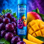 Seven Sins Salt Nic - 30ml- 0MG - Frozen Ice Series - Grape Mango Frozen Ice