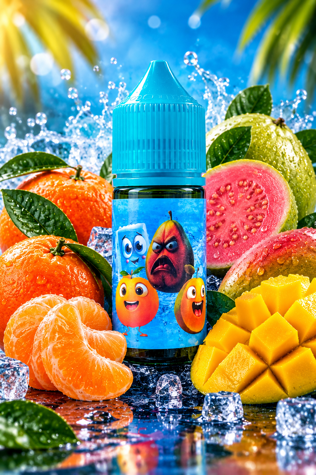 MANGERINE GUAVA MANGO - SEVEN SINS Seven Sins Salt Nic - 30ml- 30MG - Frozen Ice Series - Mangerine Guava Mango - Imagen 1