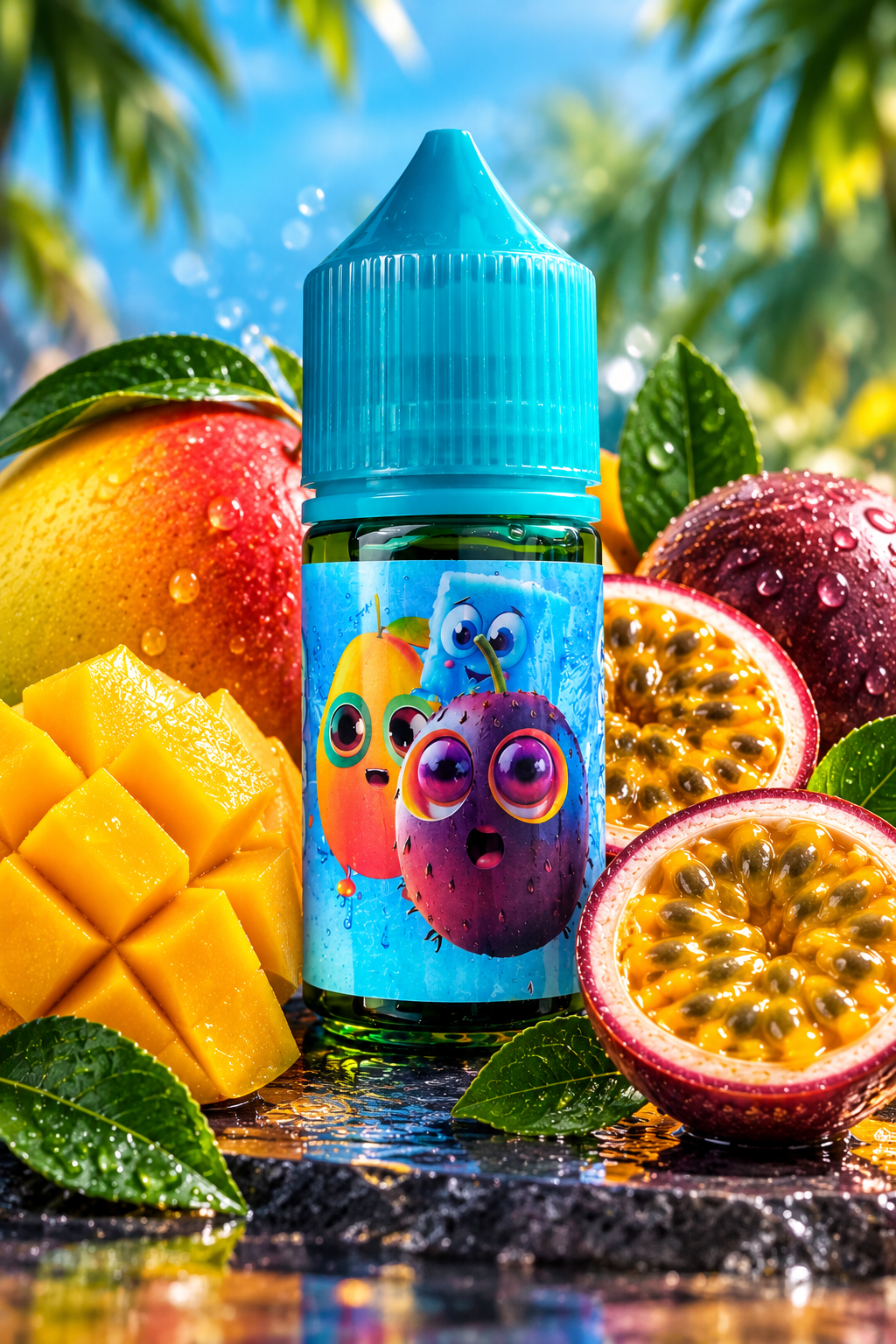 MANGO MARACUYA - SEVEN SINS Seven Sins Salt Nic - 30ml- 30MG - Frozen Ice Series - Mango Maracuya - Imagen 1