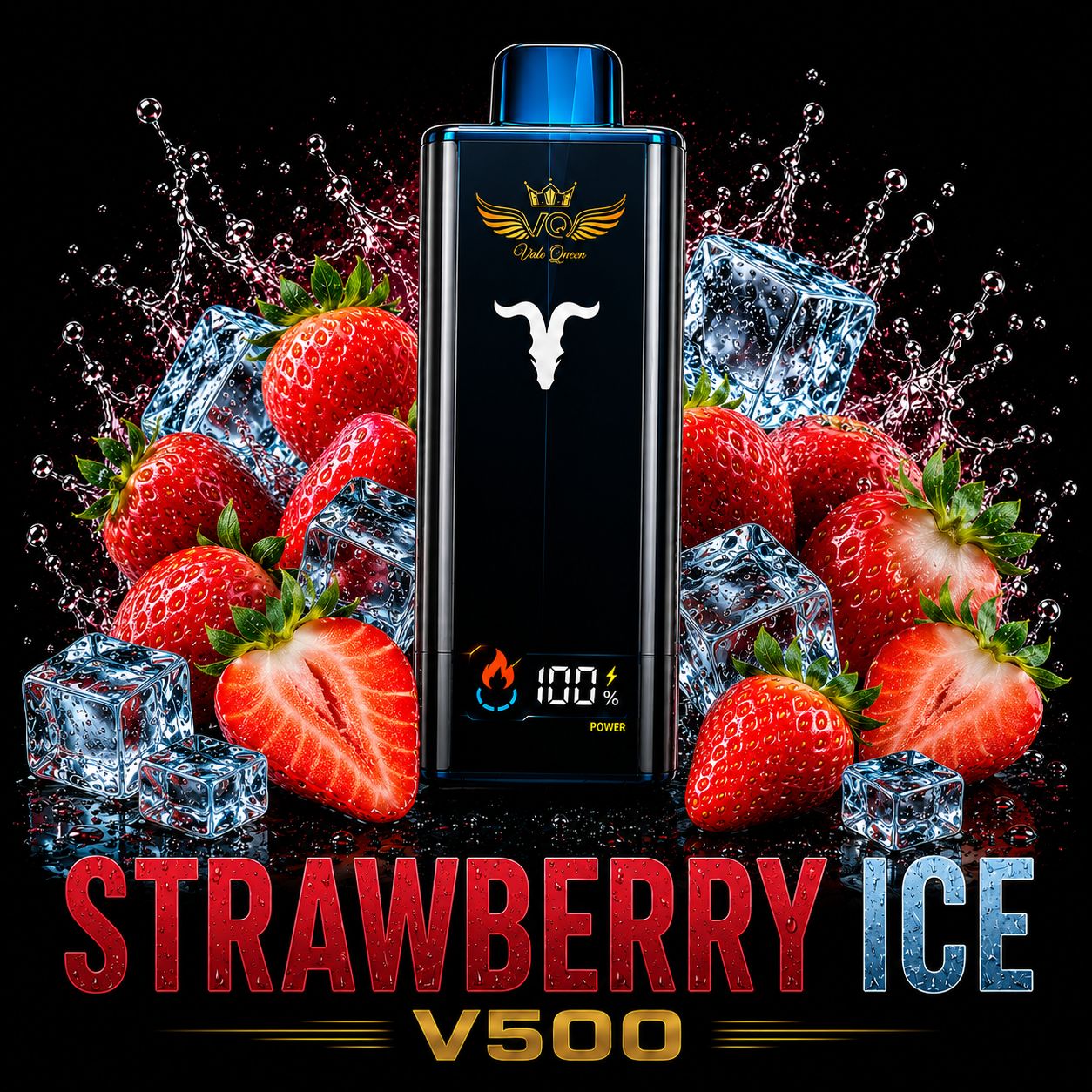 STRAWBERRY ICE Ignite V500 50.000 Puffs - Strawberry Ice - Imagen 1