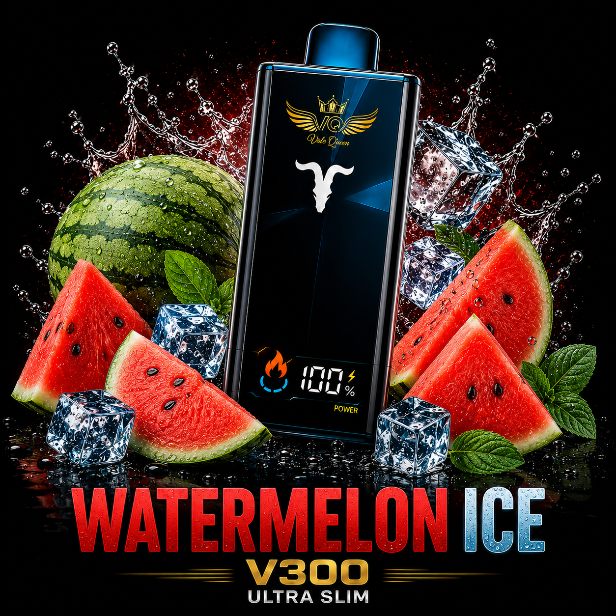 WATERMELON ICE Ignite V300 Ultra Slim 30.000 Puffs - Watermelon Ice - Imagen 1