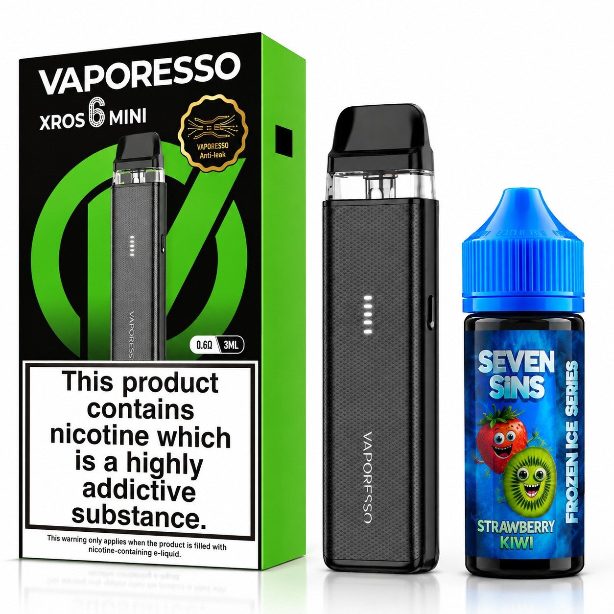WhatsApp Image 2026-10-06 at 18.00.40 Vaporesso Xros mini 6 + Salt Nic Seven Sins - Imagen 1
